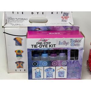 Lot 2 Tie Dye Kit - Tulip Ice Powder Refills Included - For Adults -New Open Box